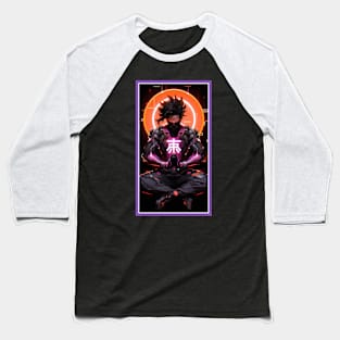 Anime Hero Power Meditation | Quality Anime Artwork | Anime Power Energy Meditation |  Manga Anime Art Baseball T-Shirt